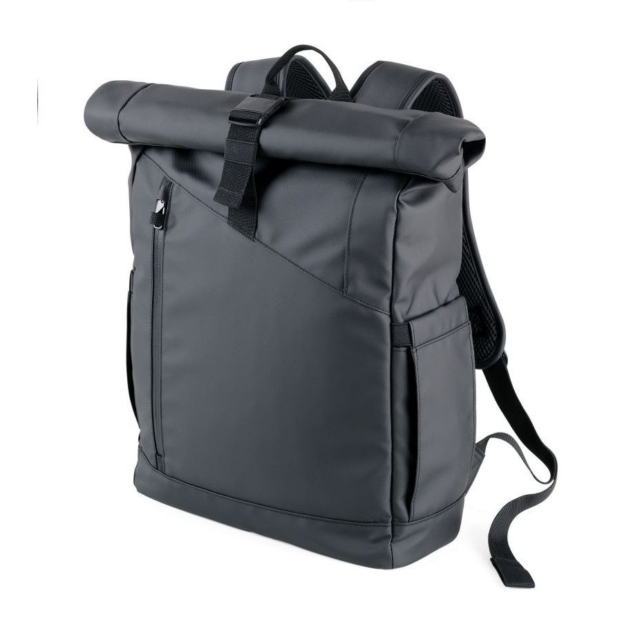 Troika Roll Top Rucksack Troika BLACK ROLL TOP - schwarz-500