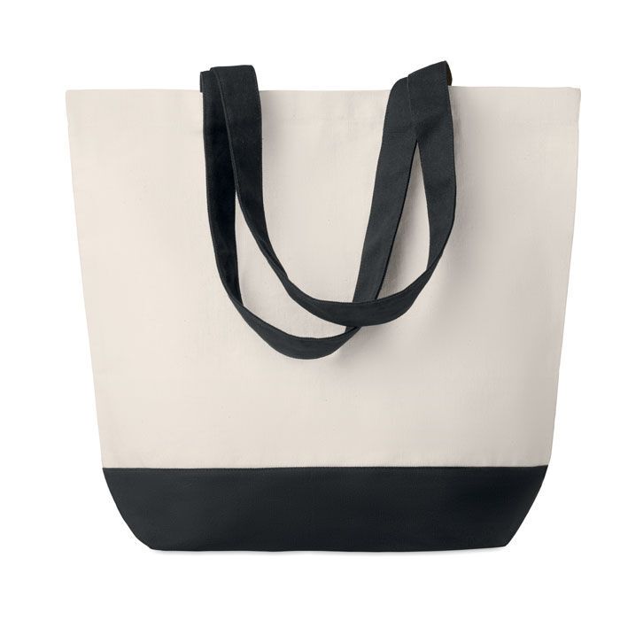 Shopping Tasche Canvas KLEUREN BAG - schwarz-676