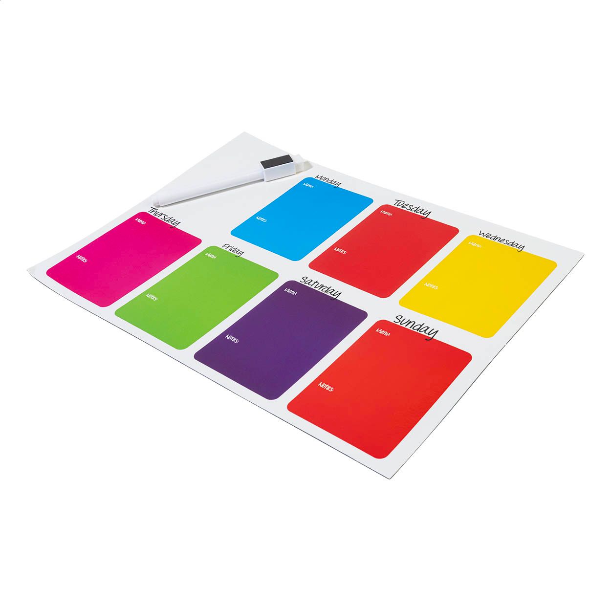 Wefri Magnet-Tafel - mehrfarbig-335