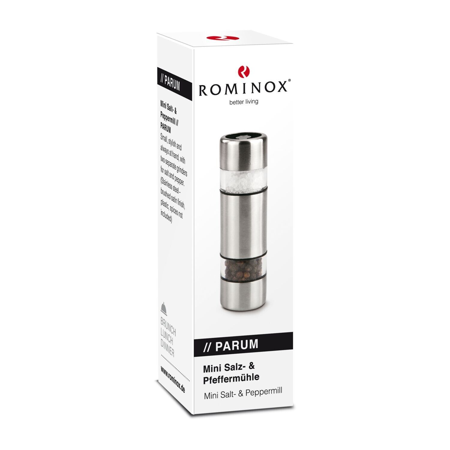 ROMINOX® Mini Salz- & Pfeffermühle Parum-61
