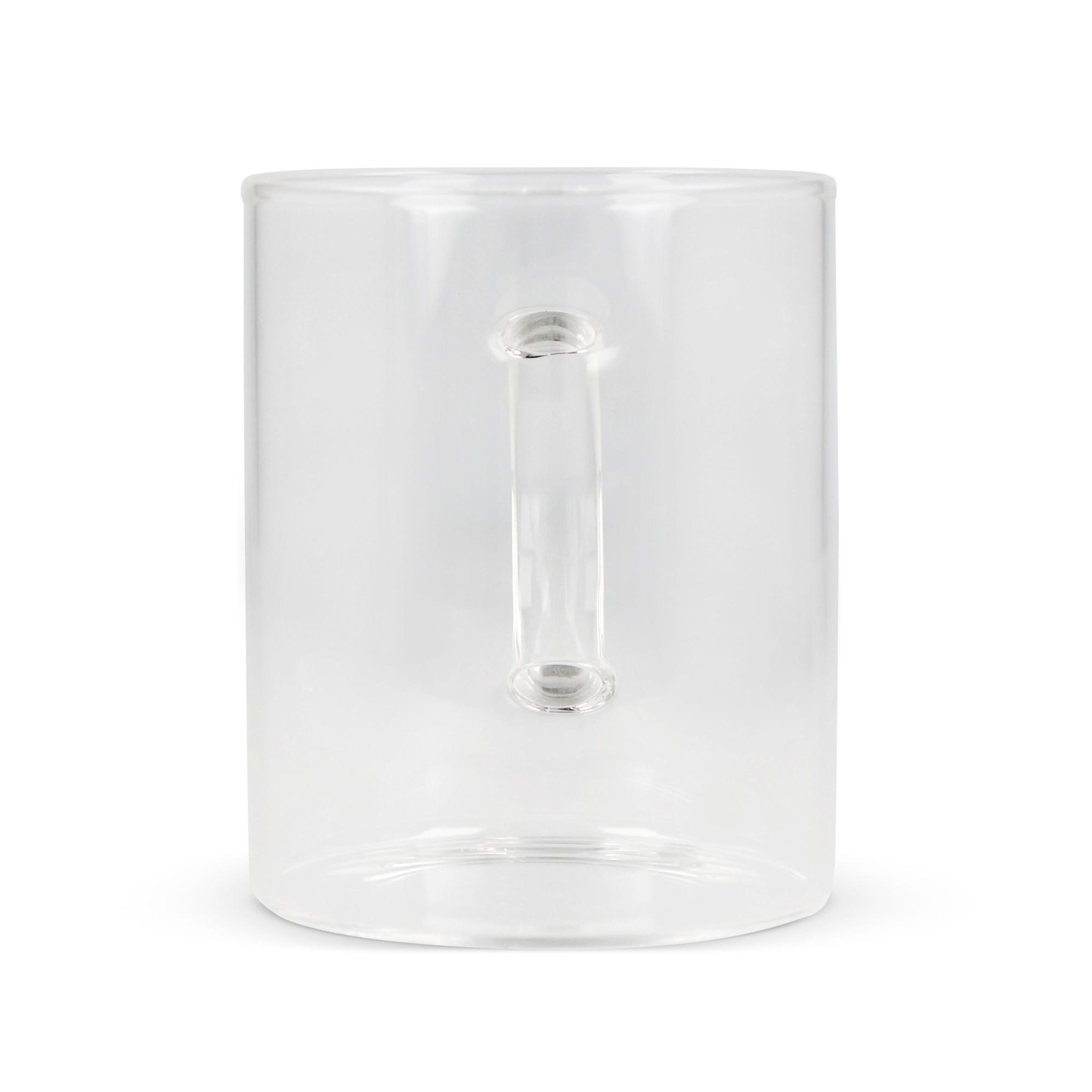Kaffeeglas mit Henkel Vardez 180 ml - transparent-470
