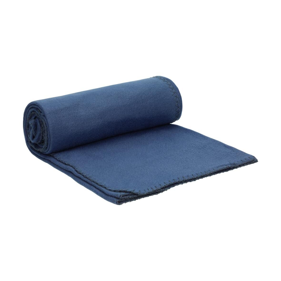Fleecedecke Basic, 150x120 cm - blau-189