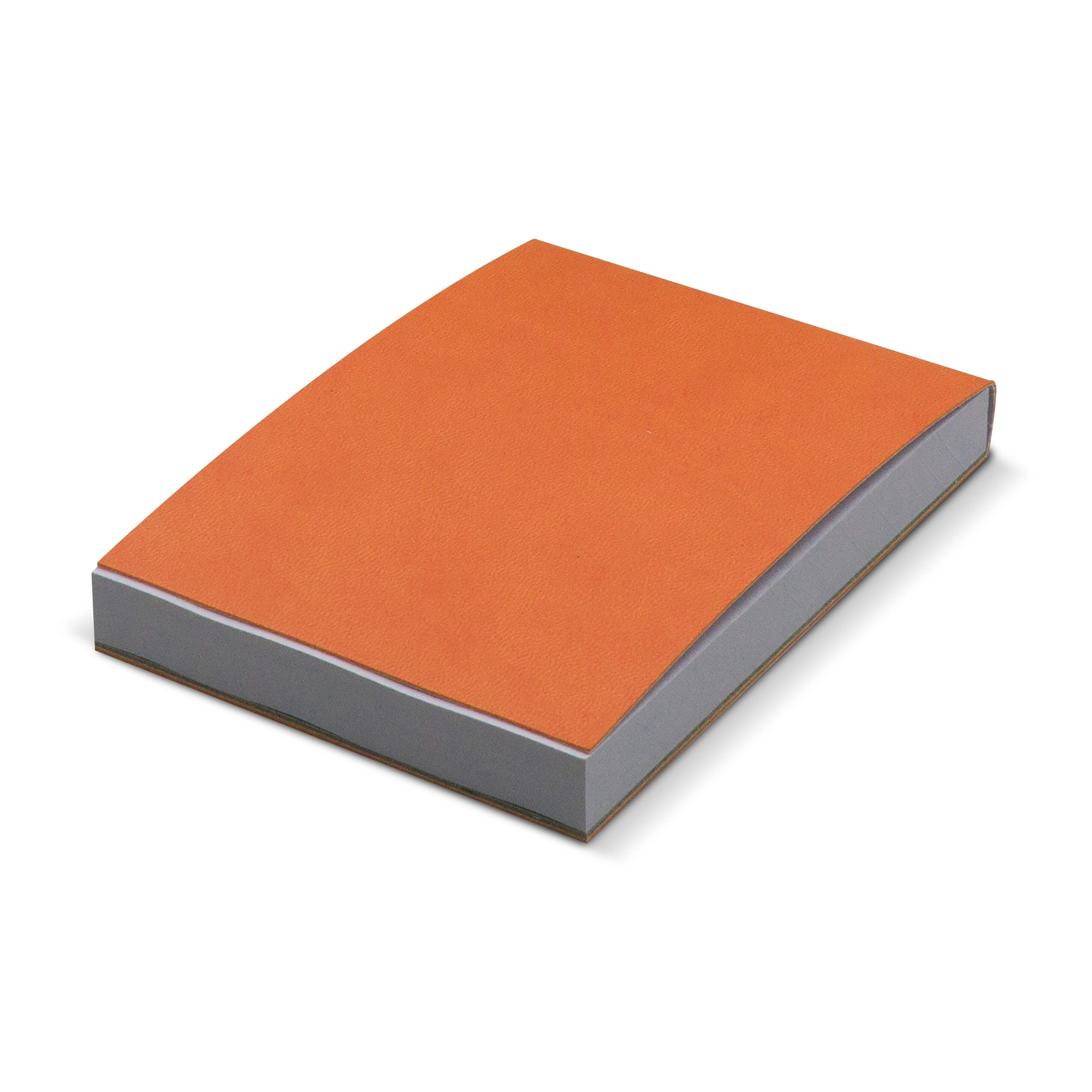 Notizbuch mit 150 Blatt Recyclingpapier - orange-511