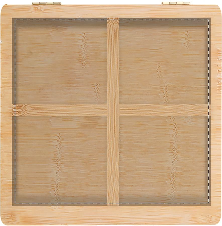 Veredelungsposition Auf dem Box-Deckel