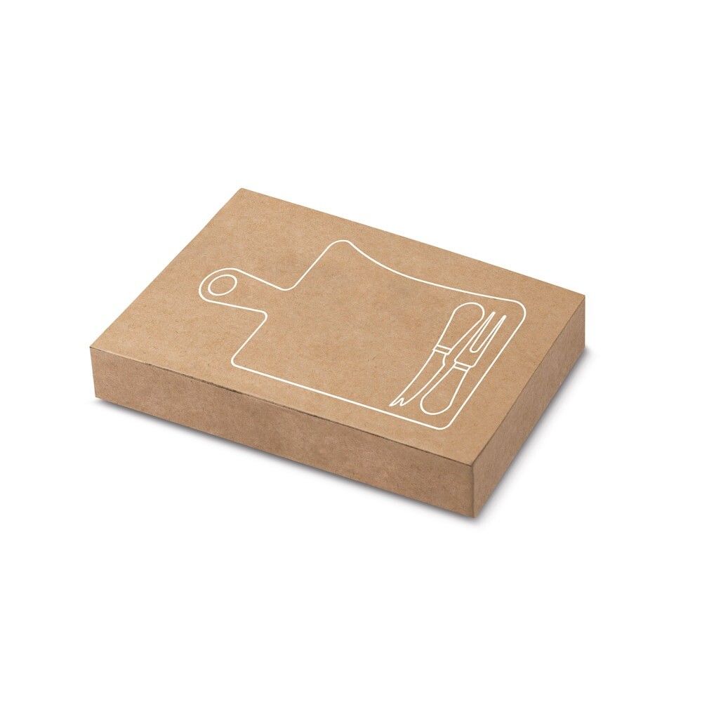 CASSIA Käsebrett aus Akazienholz mit Griff, FSC™-zertifiziertes Material - natur - dunkel-199