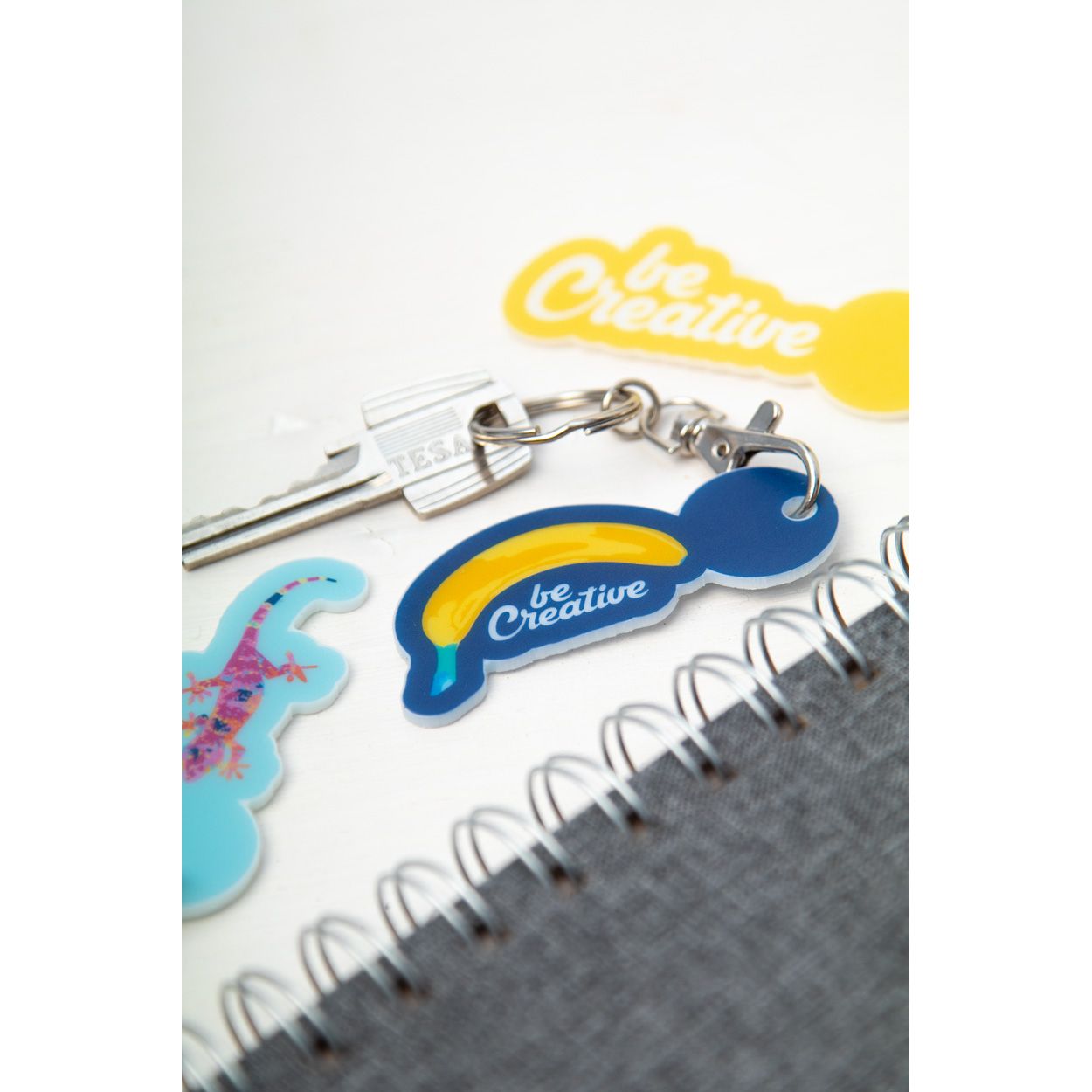 ColoShop Creative Einkaufswagen-Chip/Schlüsselanhänger - weiß-296