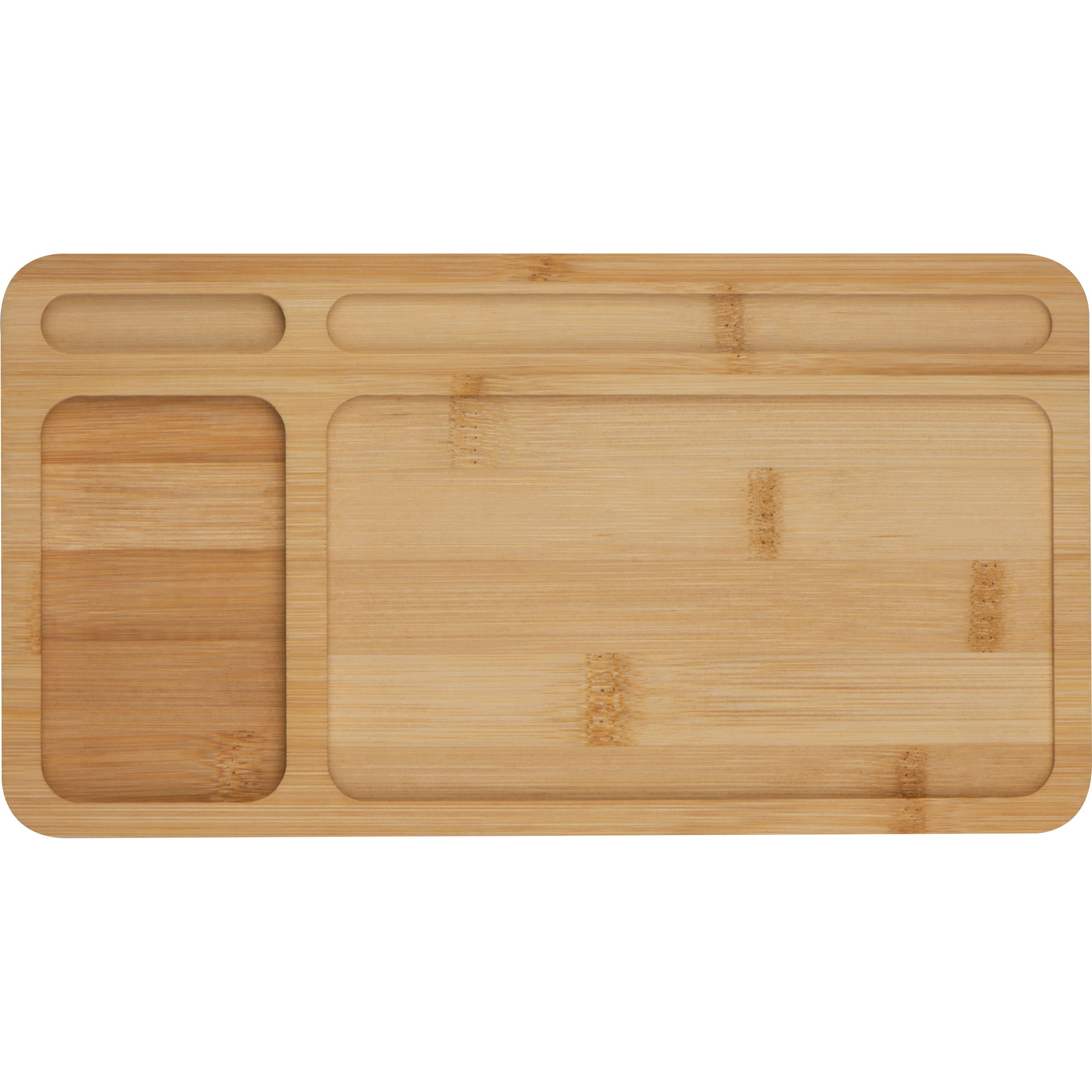 Deskorganizer mit integriertem Wireless Charger  - beige-826