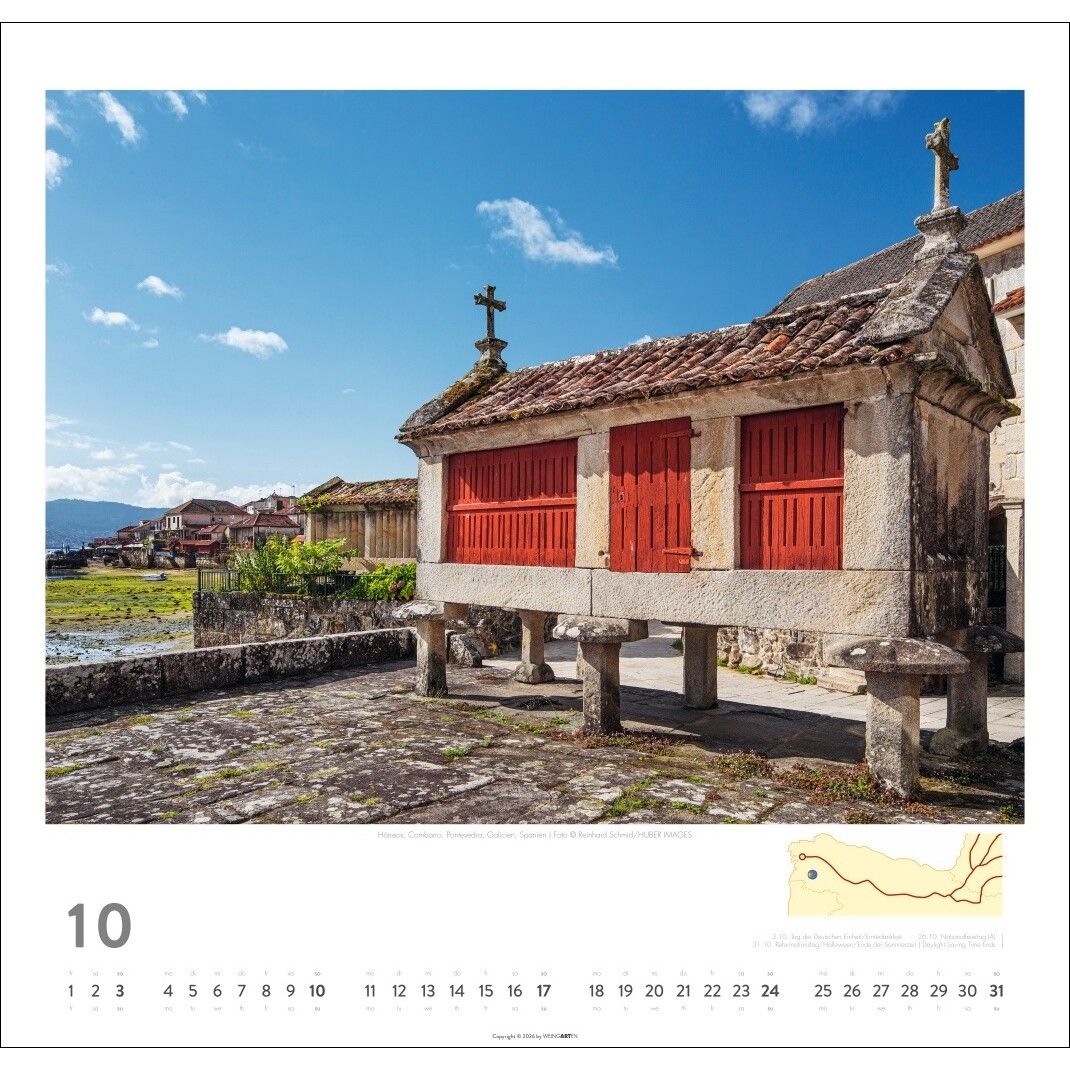 Auf dem Jakobsweg - El Camino - Landschaft & Natur Kalender-757
