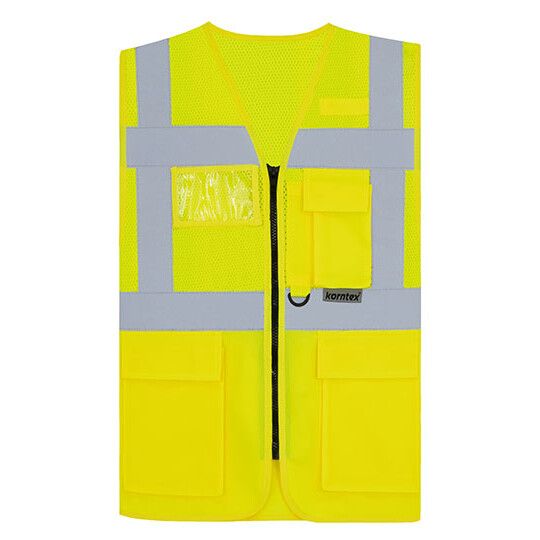 Multifunctional Hi-Vis Mesh-Vest Athens - signal yellow-110