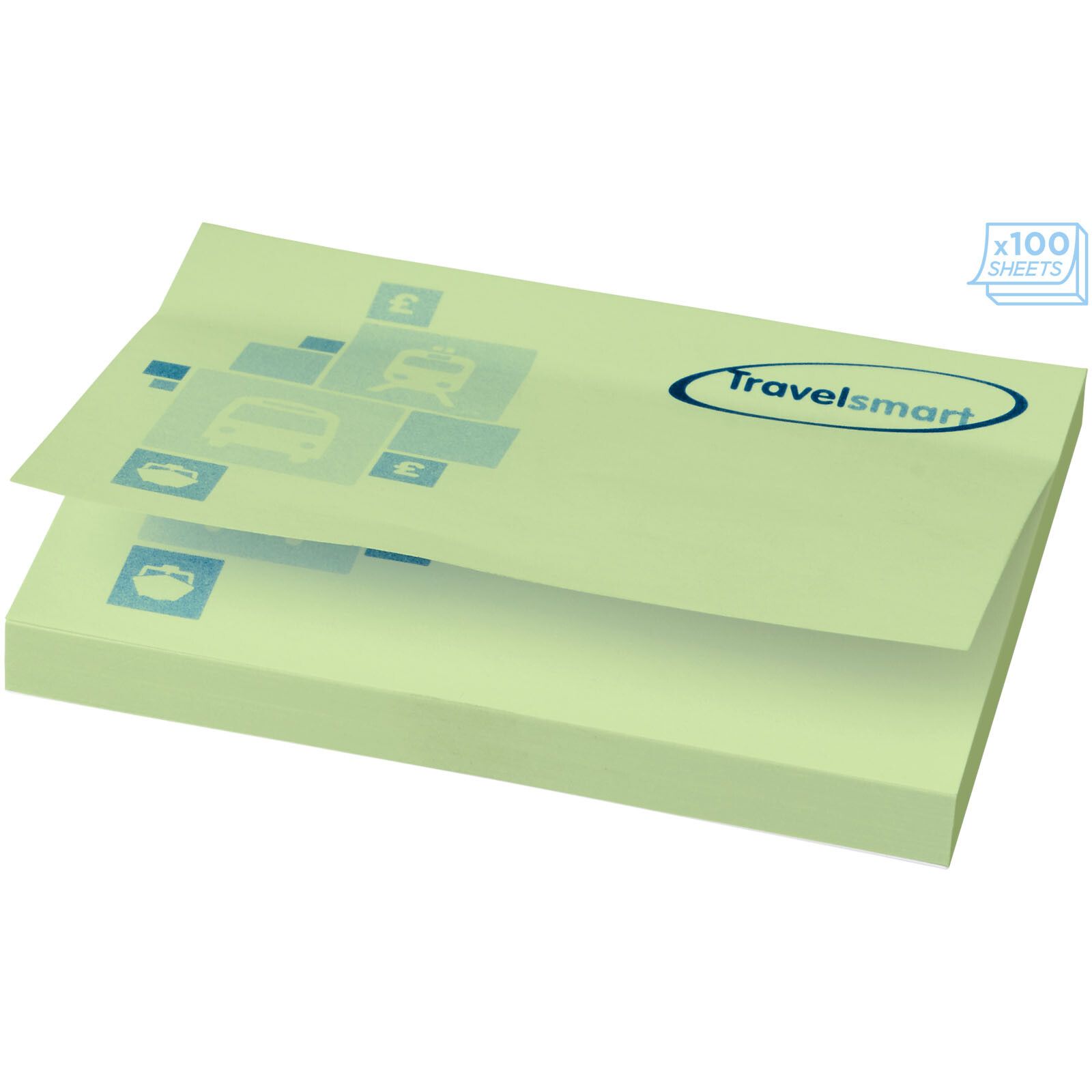 Sticky-Mate Haftnotizen 100 x 75 mm - mintgrün-145