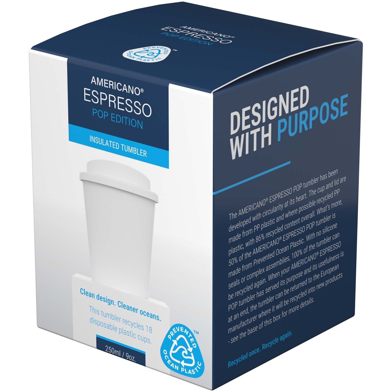 Americano Espresso POP 250 ml Becher - blau-635