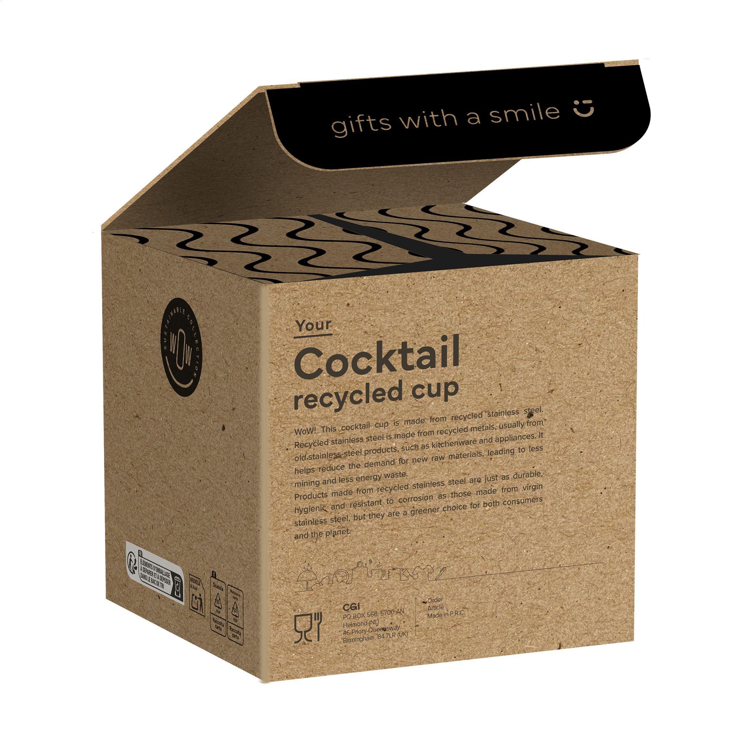 Cocktail RCS Recycled Cup 400 ml - leichtes kupfer-831
