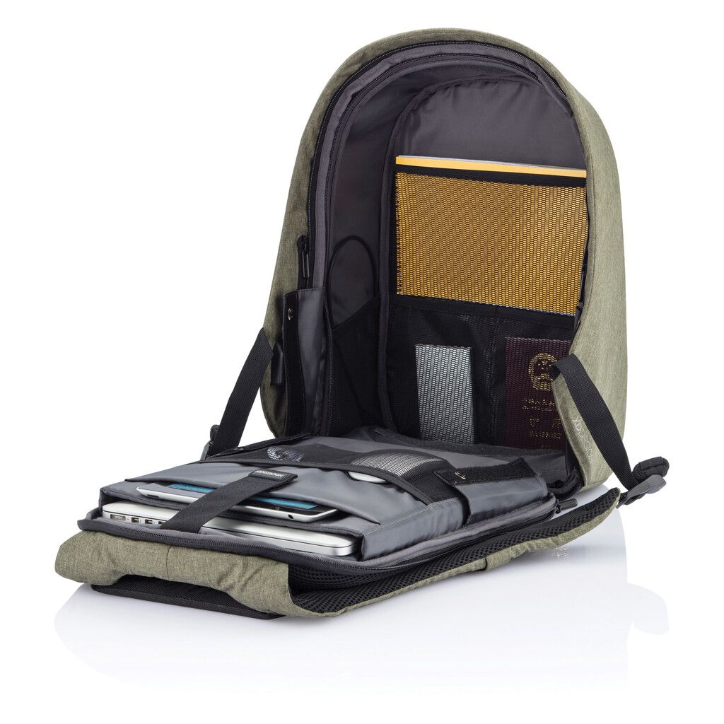 Bobby Hero Small Anti-Diebstahl-Rucksack - grün-791