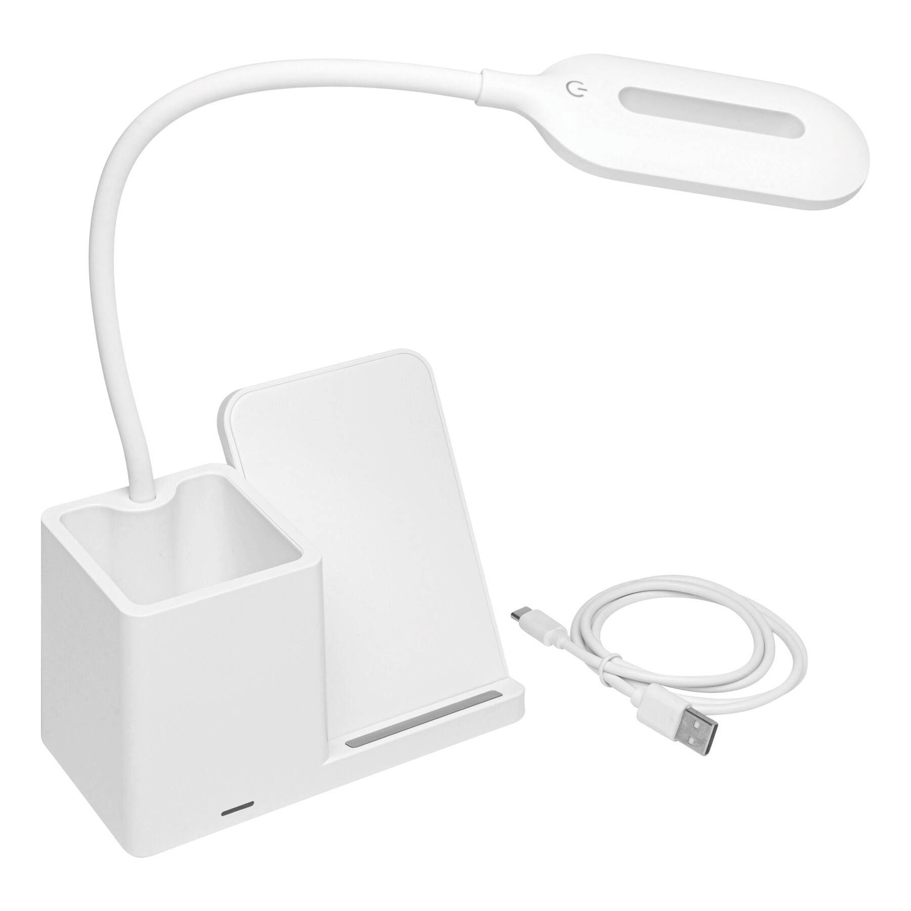 Schreibtisch-Lampe mit Ladestation LIGHT & CHARGE - weiß-359