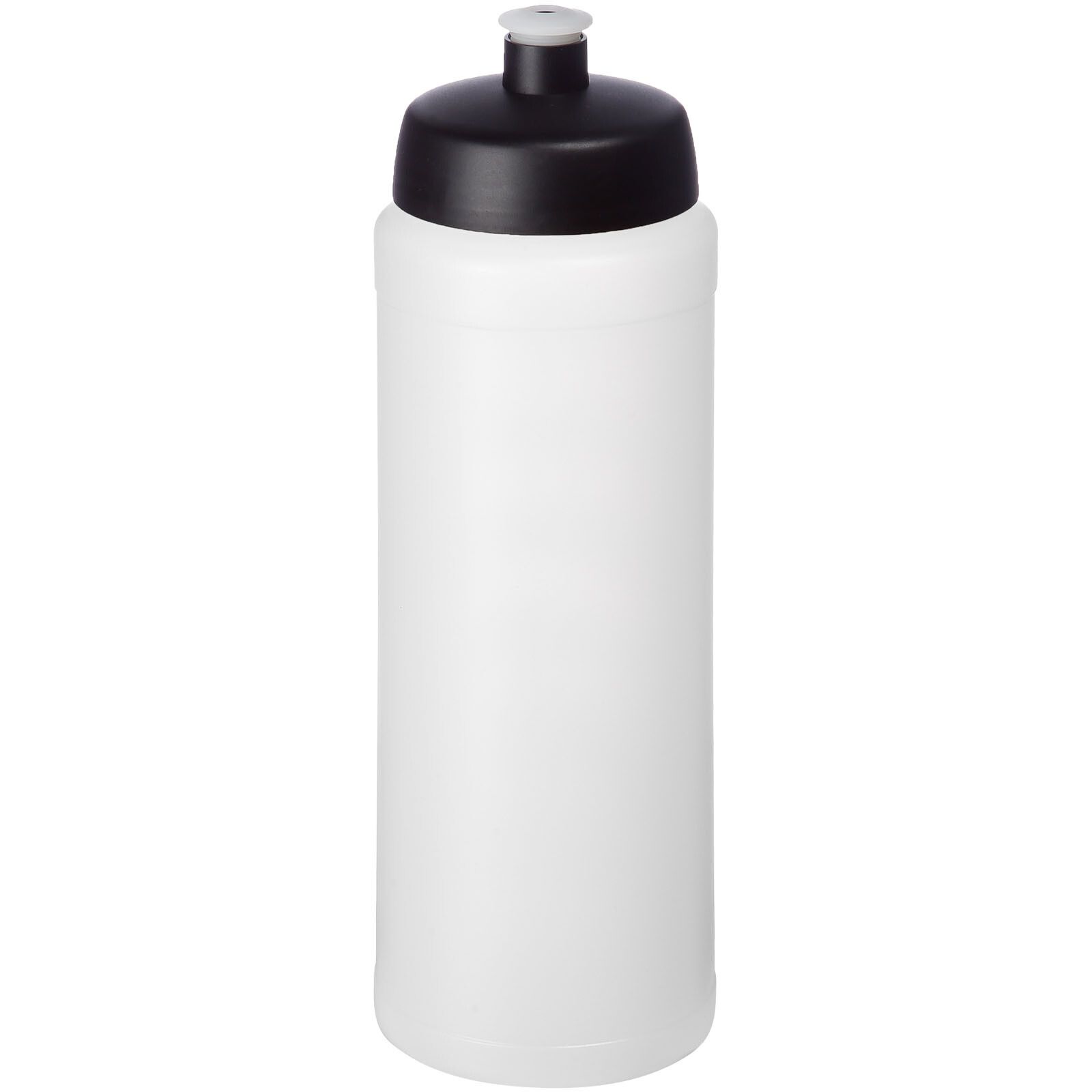 Baseline Plus grip 750 ml Sportflasche mit Sportdeckel - transparent -  schwarz-310
