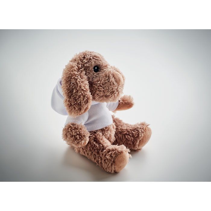 Plüsch-Hund mit Hoody DOGGY - weiß-293