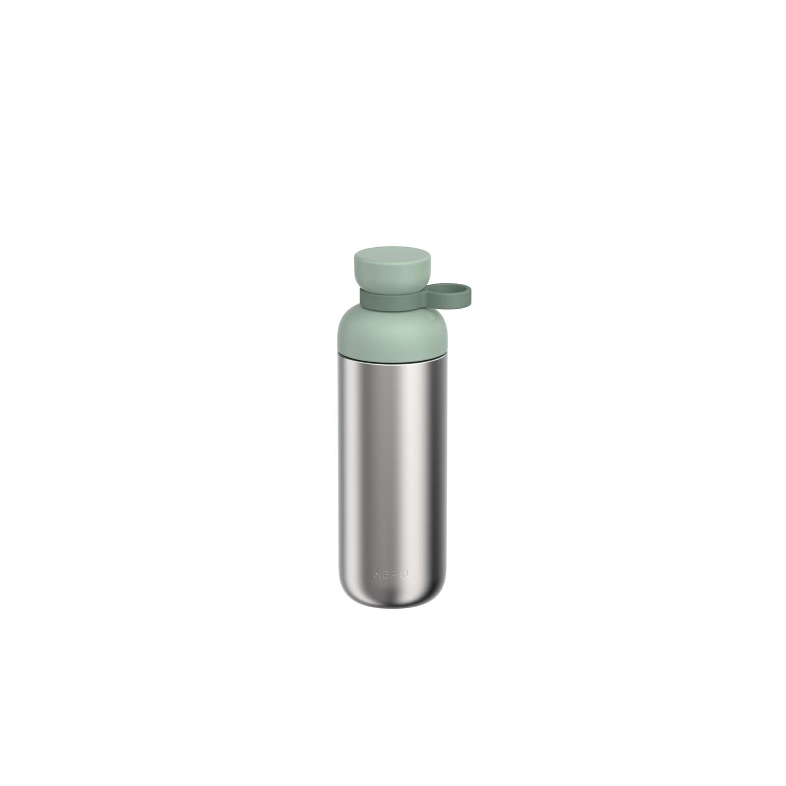 Mepal Vita 700 ml Wasserflasche aus recyceltem Edelstahl (Kohlensäure geeignet) - salbei-320