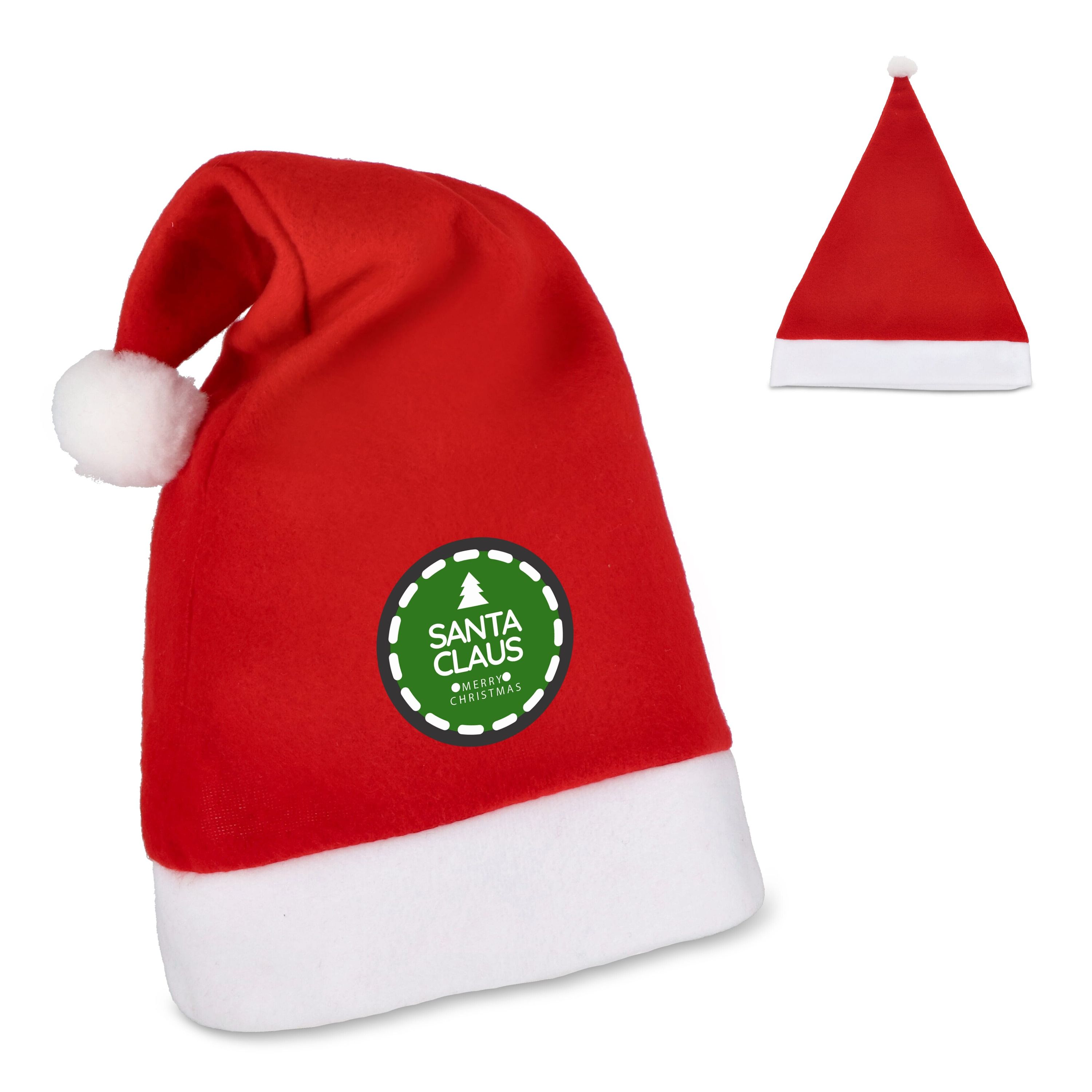 Weihnachtsmütze aus Flanell  - rot-672