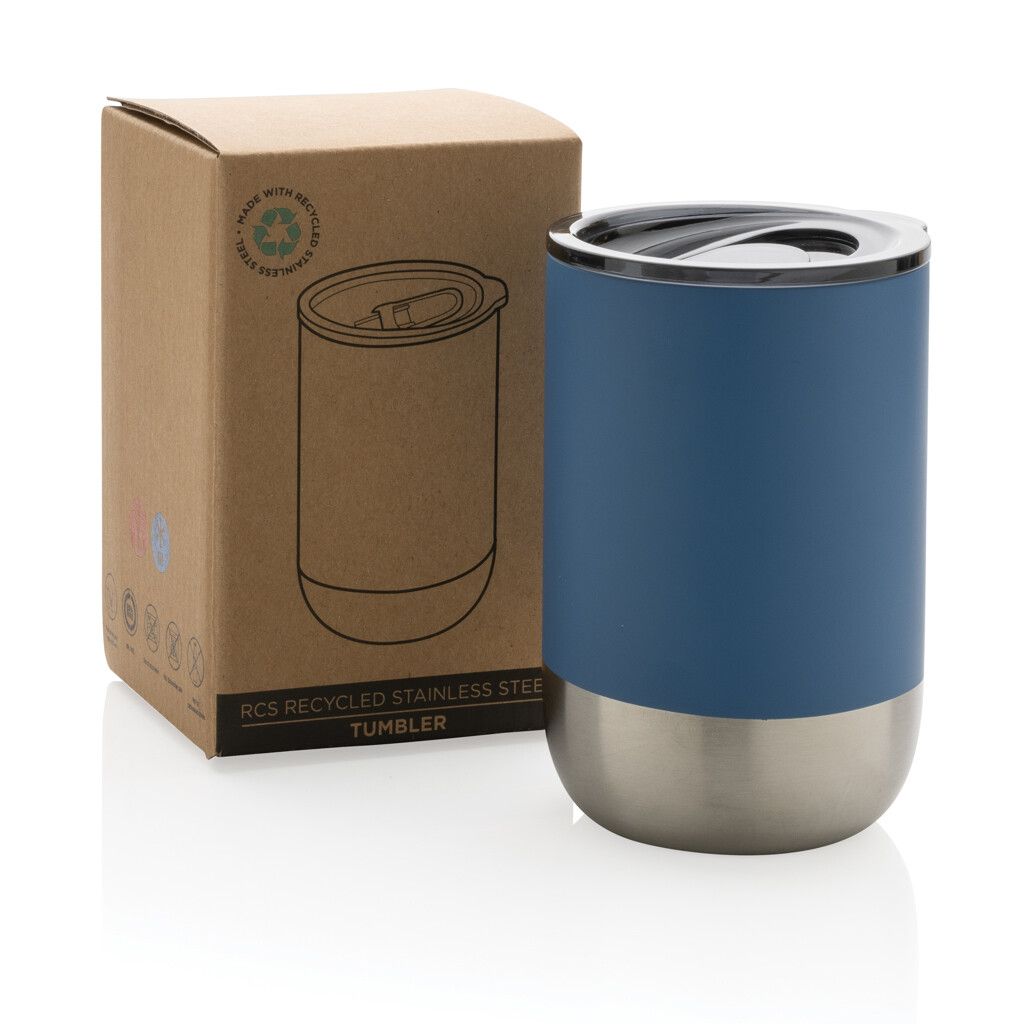 RCS recycelter Stainless Steel Becher - blau-119