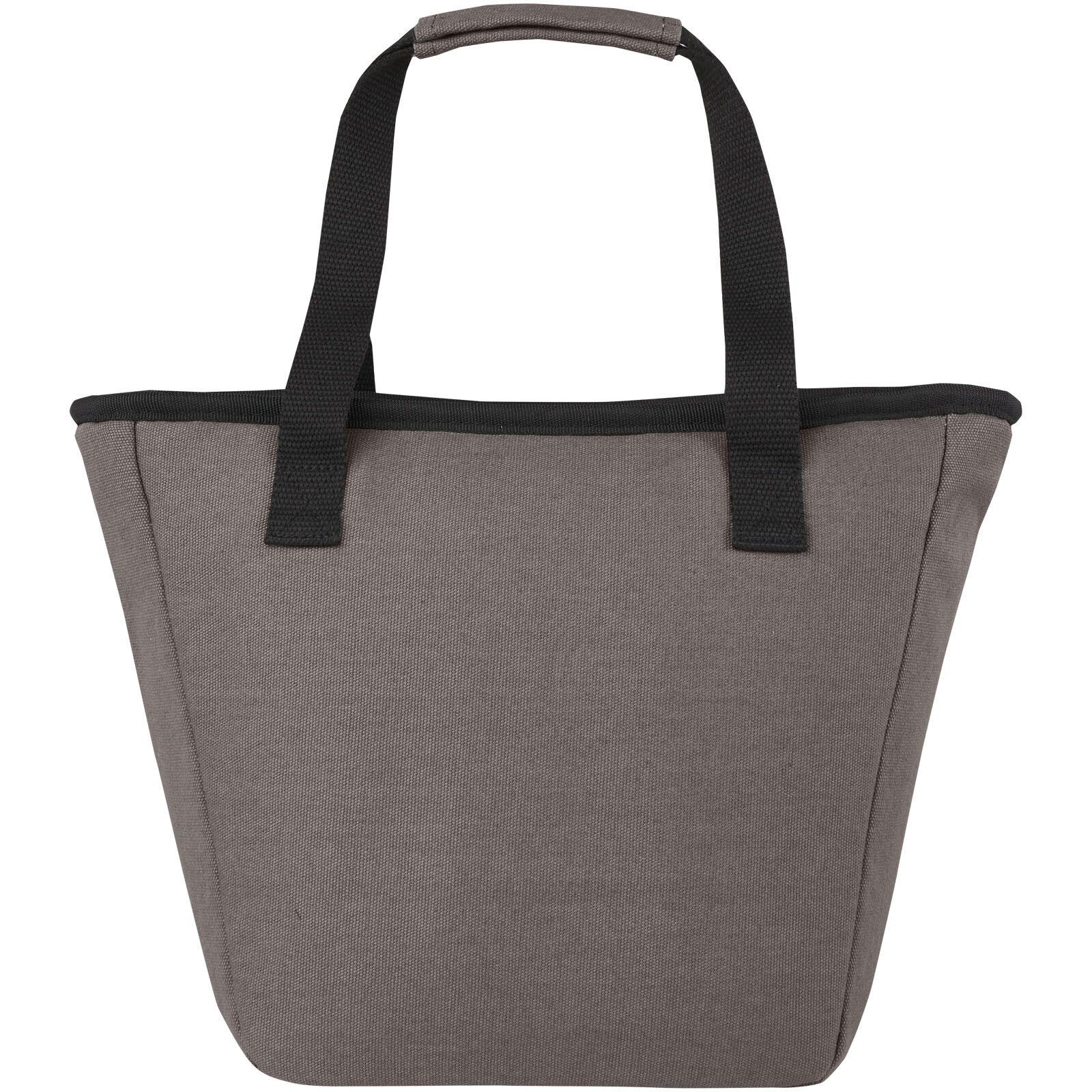 Joey GRS-recycelte Canvas Lunch Kühltasche 6 L für 9 Dosen - grau-23