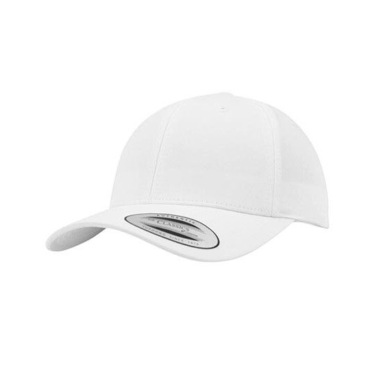 Curved Classic Snapback - white-821