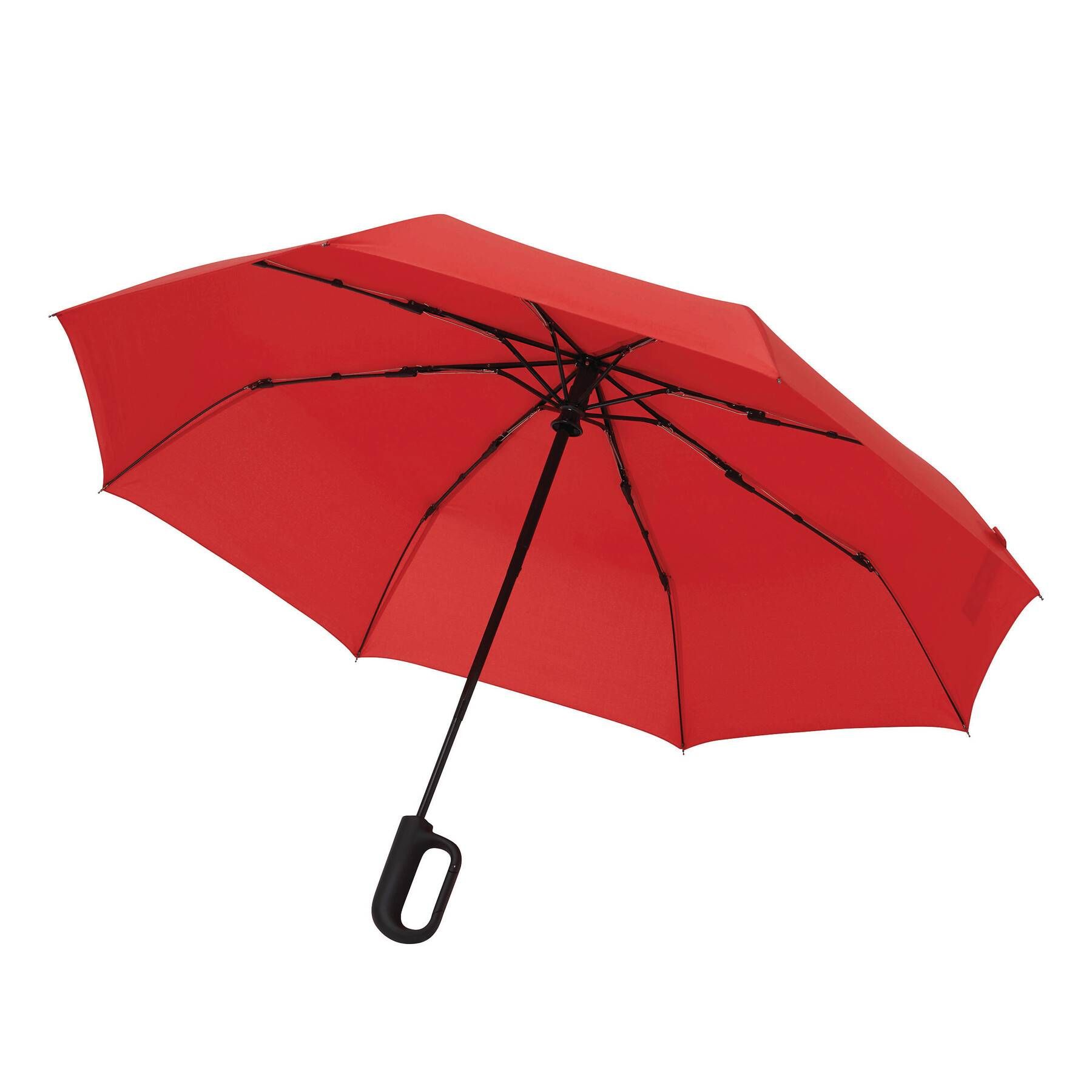 Vollautomatischer Windproof-Taschenschirm SCIROCCO - rot-581