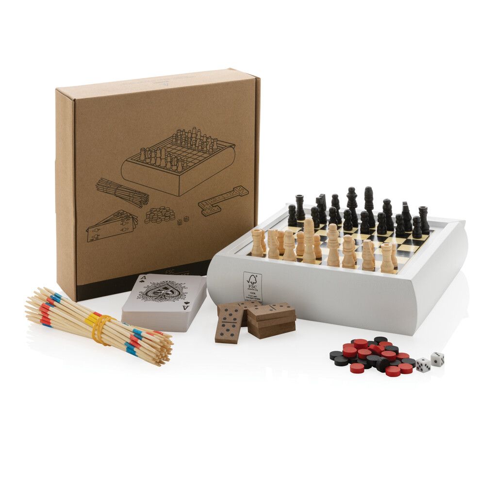 5-in-1 Spieleset - weiß-266