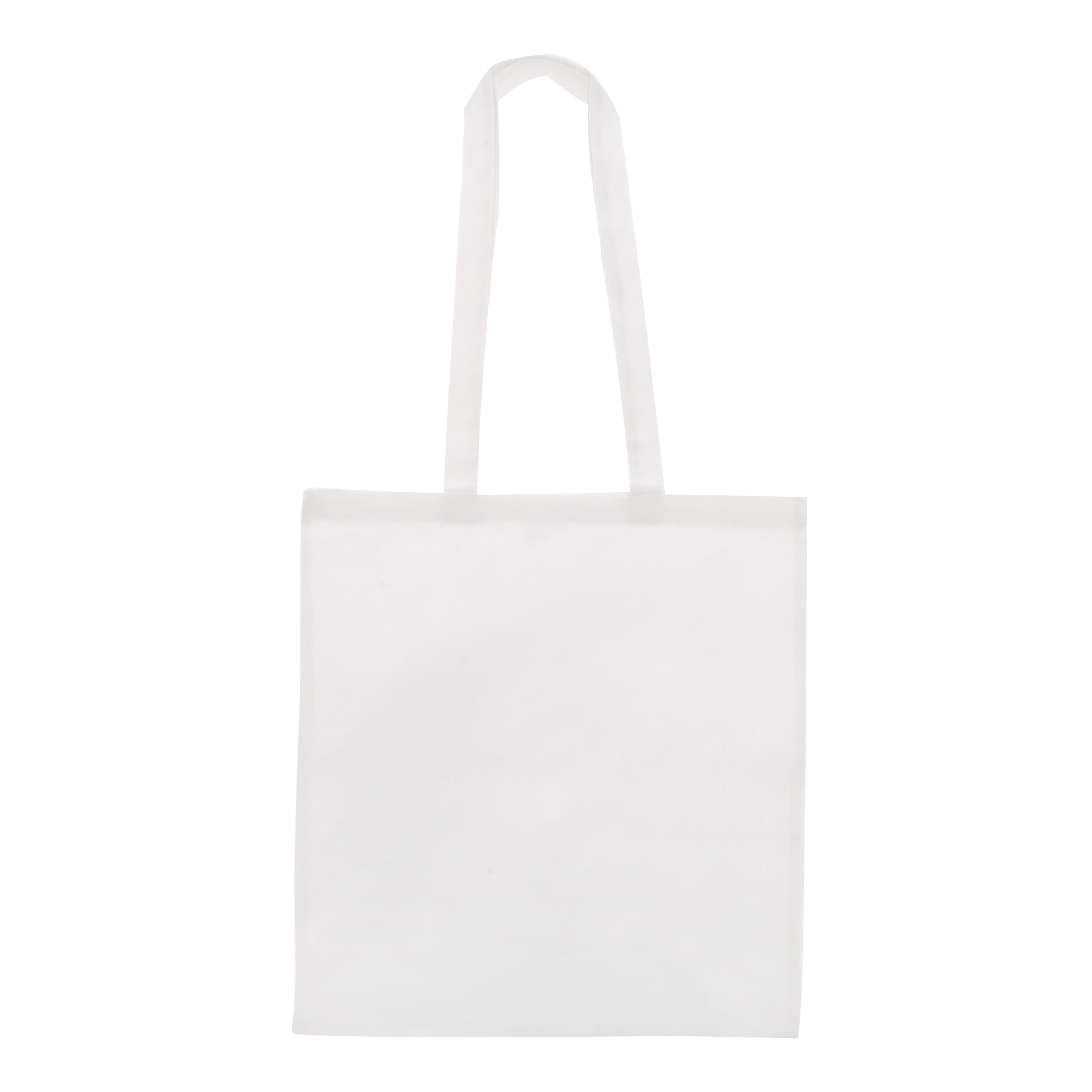 Tasche aus recycelter Baumwolle 140g/m² 38x42cm - weiss-813