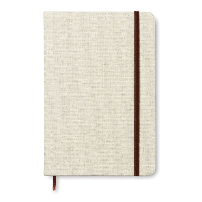 DIN A5 Notizbuch mit Canvas CANVAS - beige-413