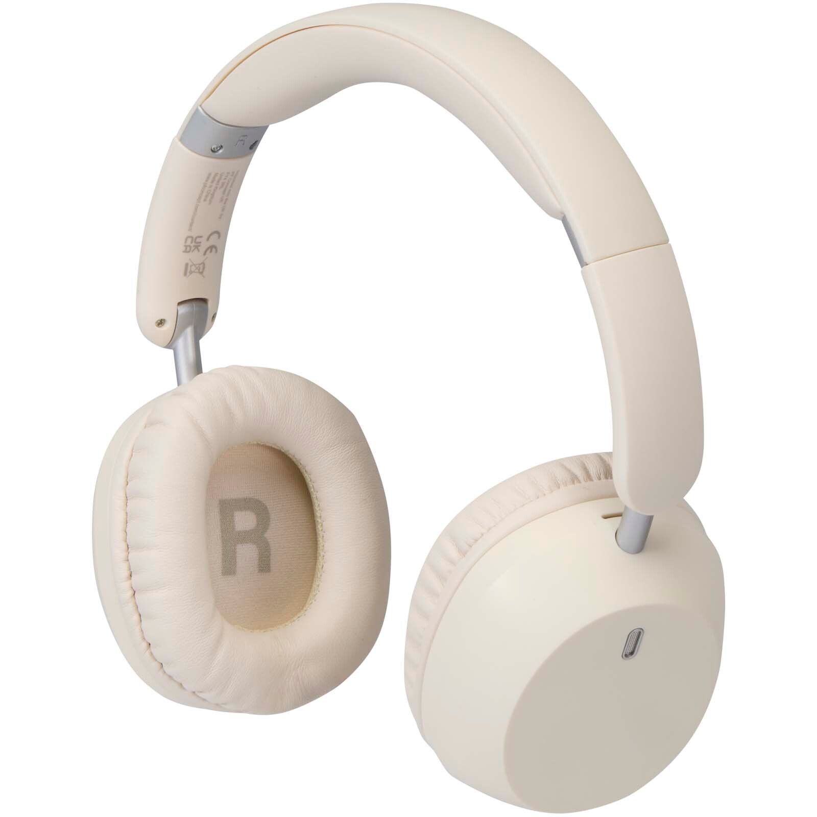Hoggar Falltbare Over Ear Kopfhörer mit ANC und ENC aus recyceltem Kunststoff - weiss-485