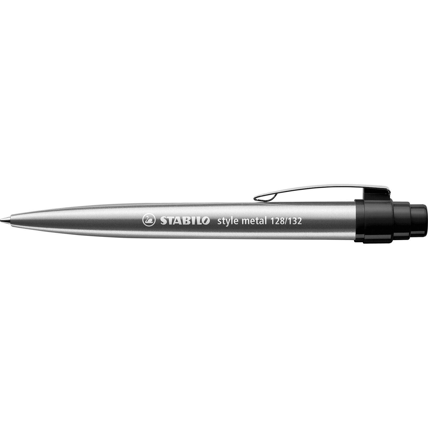 STABILO style metal Kugelschreiber - silber - schwarz-130