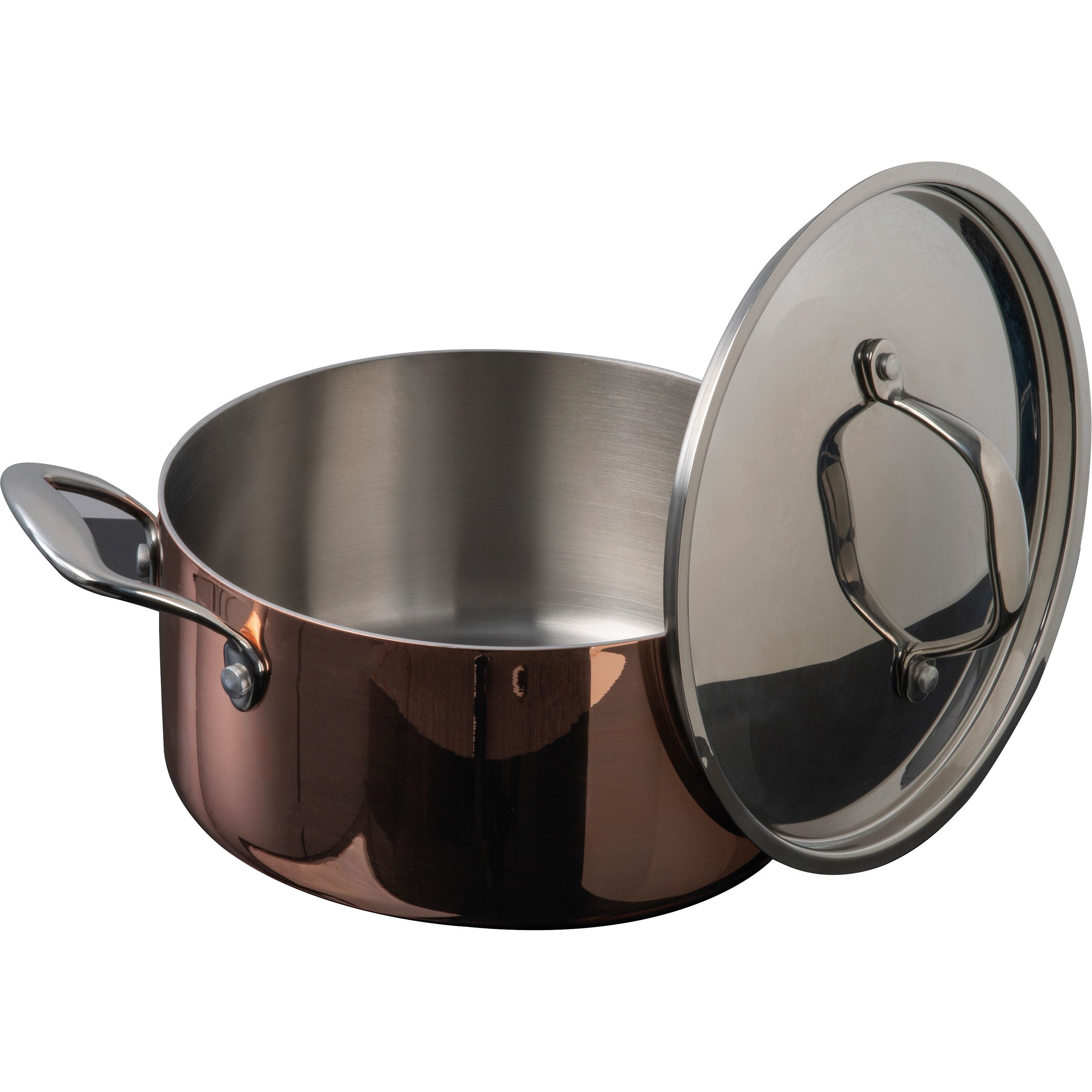 CrisMa Induktionskochtopf mit Deckel - kupfer-985