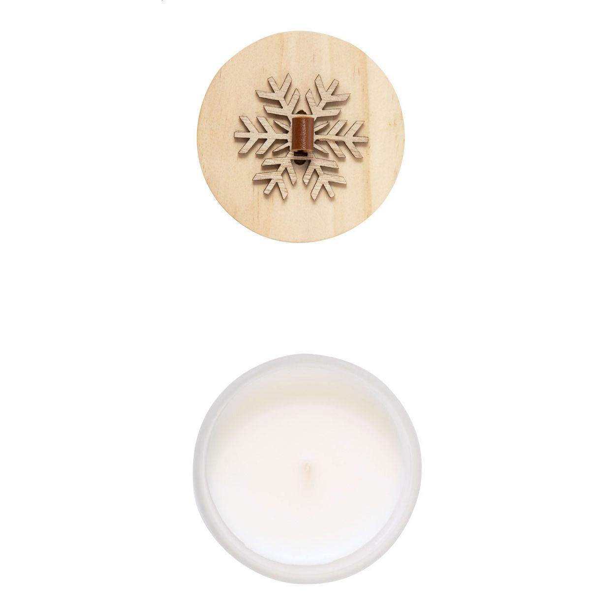 Lilnax Weihnachtskerze - weiß-234