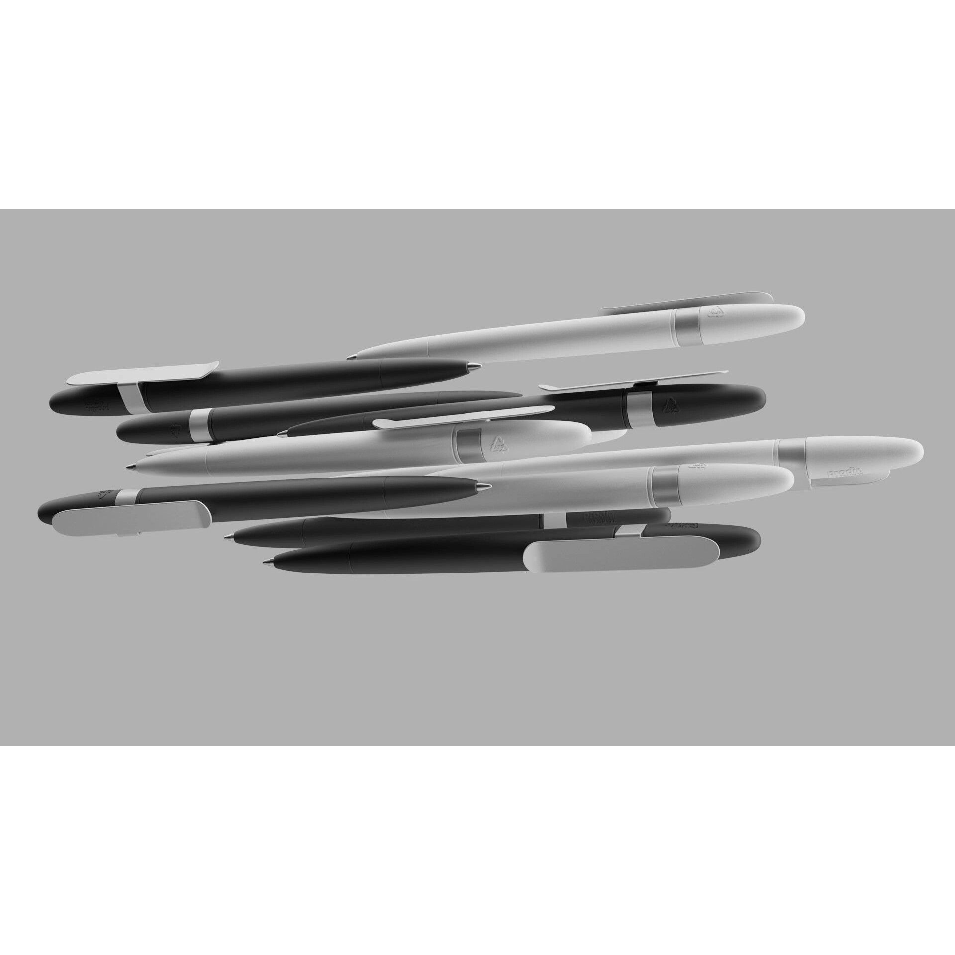 prodir DS5 TSM Twist Kugelschreiber Metall-Clip - soft blue - silber satiniert-662