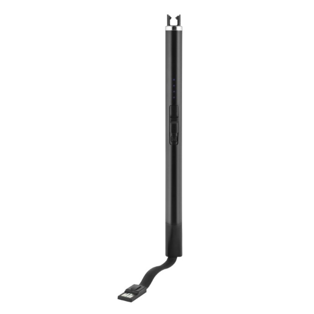Metmaxx® Lichtbogenfeuerzeug "FutureChargeFire" - schwarz-648
