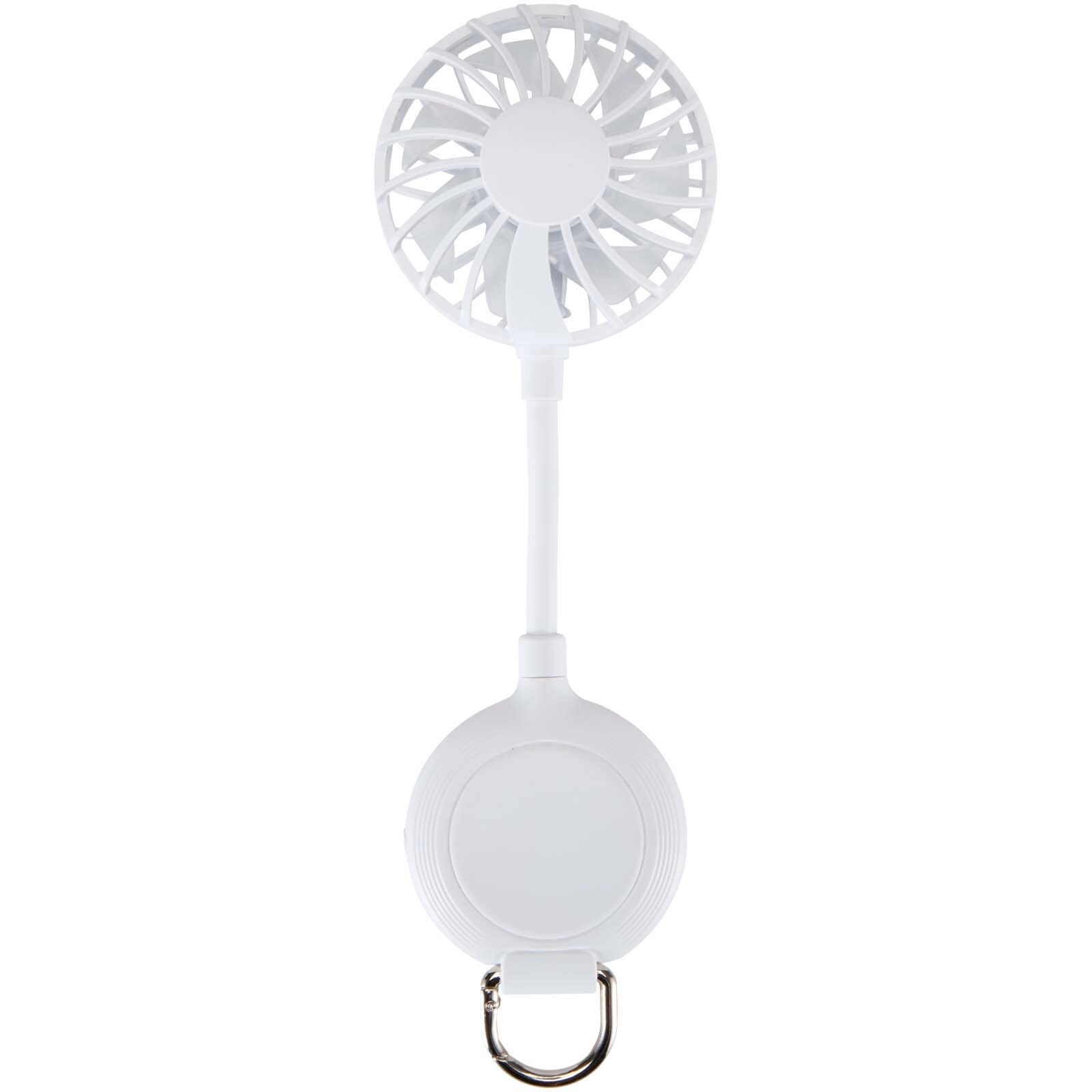 Ventio Magnetischer, tragbarer Ventilator aus recyceltem Kunststoff - weiss-891