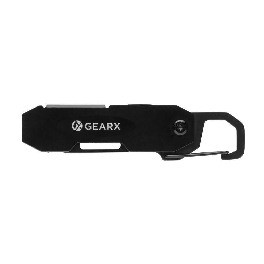 Gear X faltbares EDC-Werkzeug mit Karabinerhaken - schwarz-100