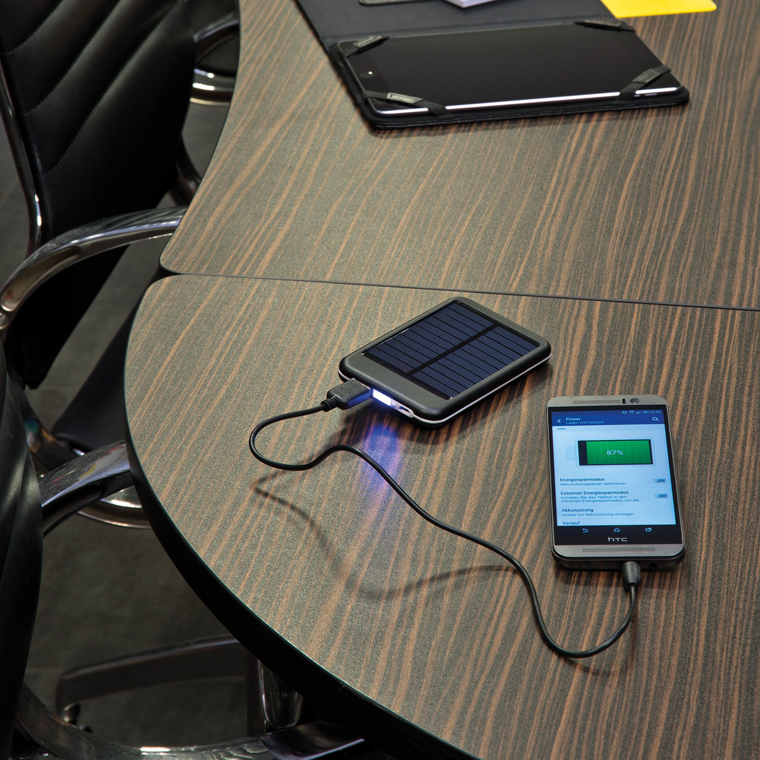 Solar Powerbank 4.000mAh Philadelphia - schwarz-727