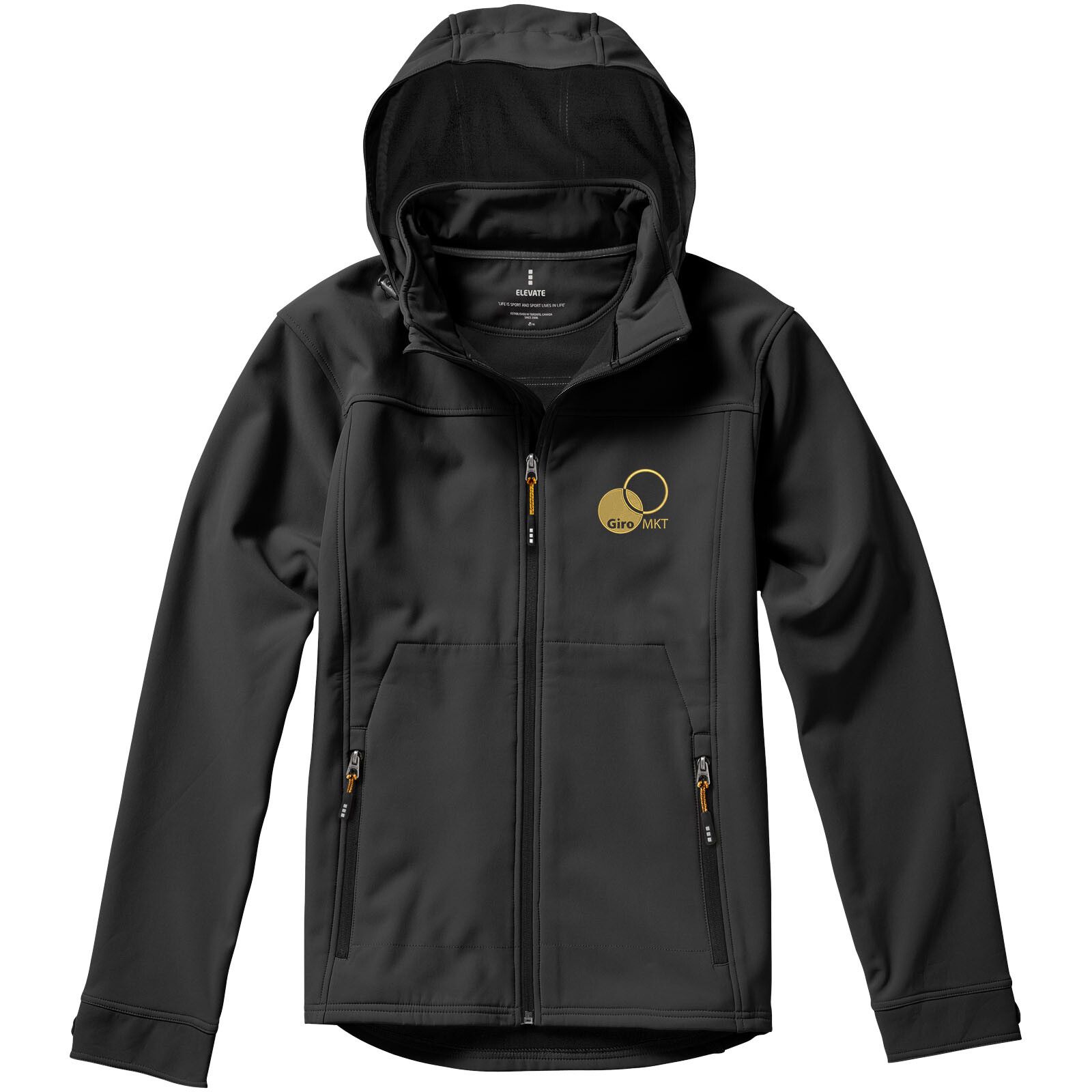 Langley Softshelljacke für Herren - anthrazit - S-802