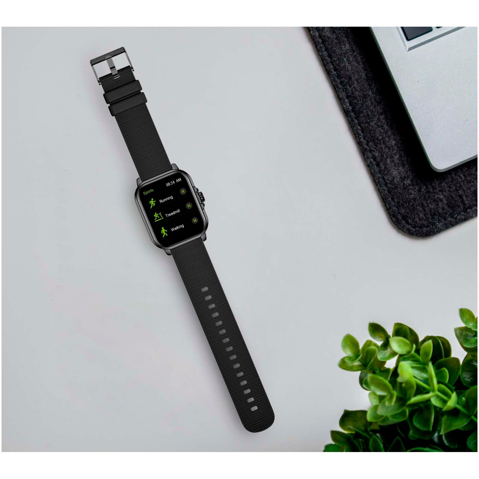 Prixton AT803 Activity Tracker mit Thermometer - schwarz-612
