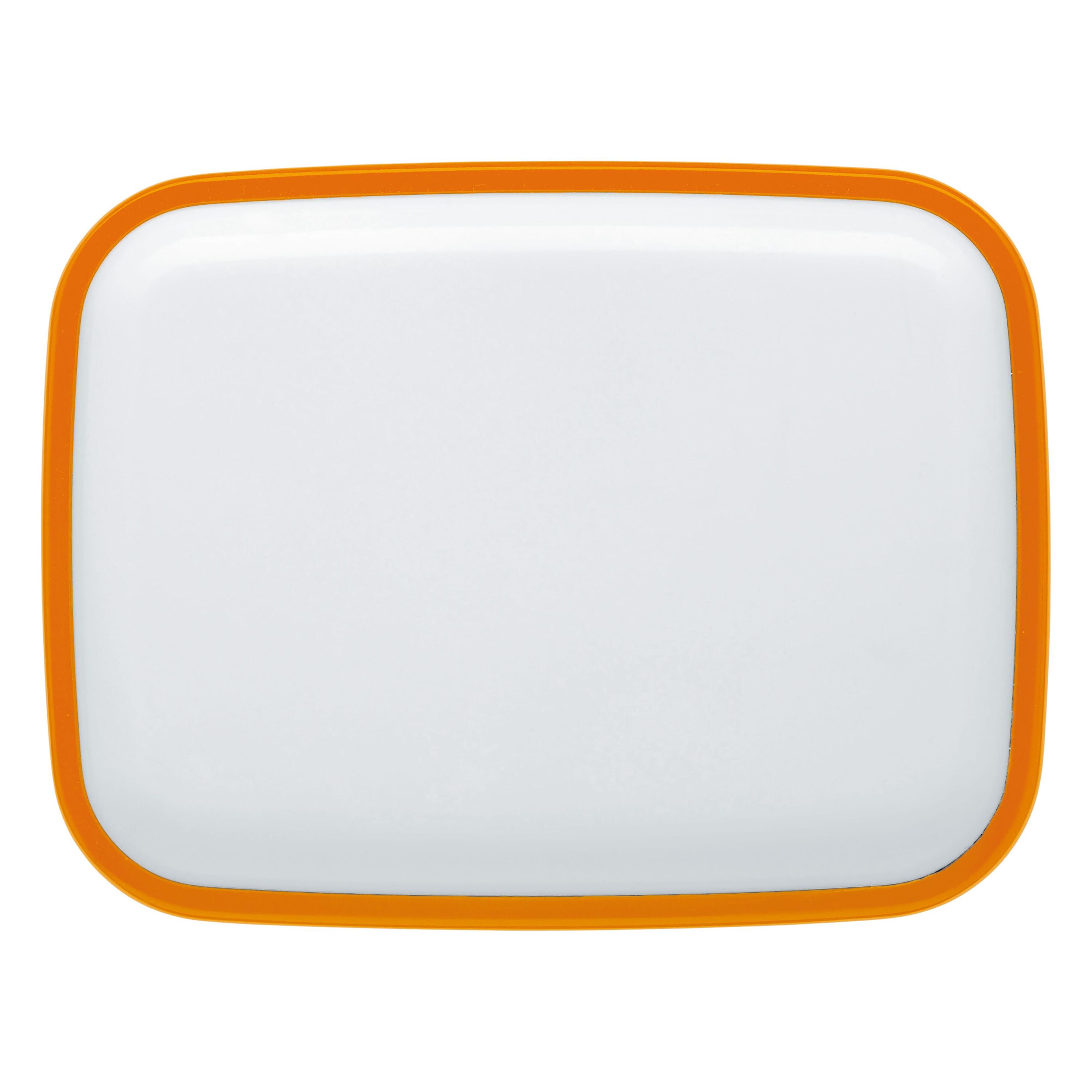 Brotdose Fresh 1000ml - weiss  -  orange-120