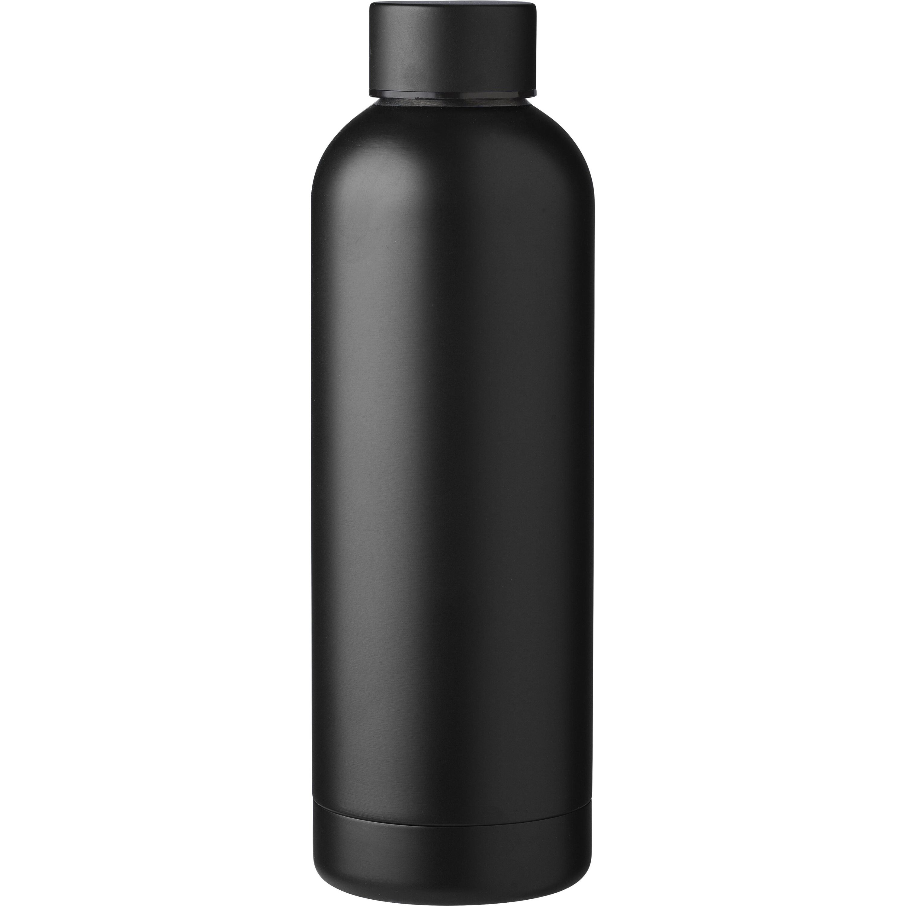 Flasche aus recyceltem Edelstahl Isaiah - schwarz-131