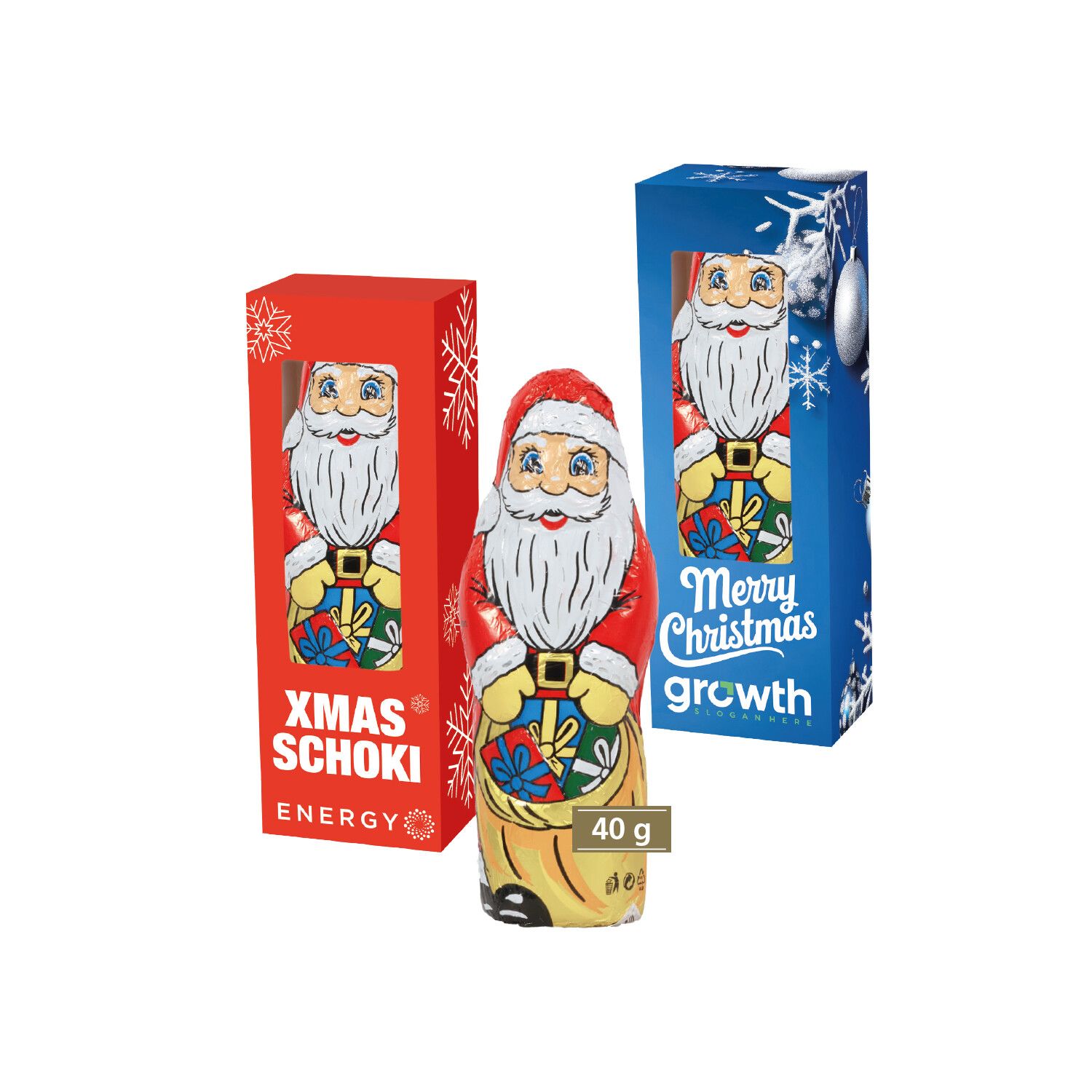 Weihnachtsmann von Klett, 40g-420
