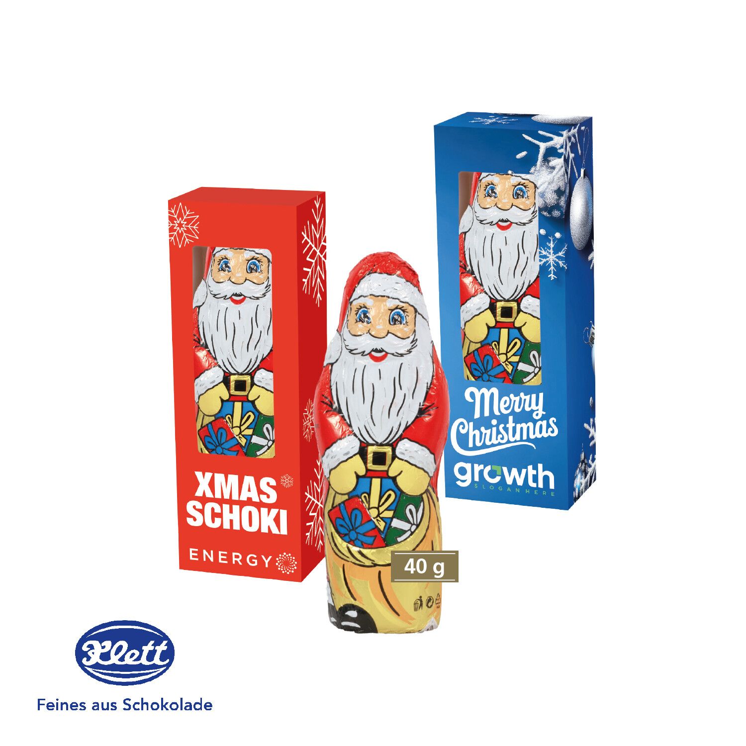 Weihnachtsmann von Klett, 40g-420