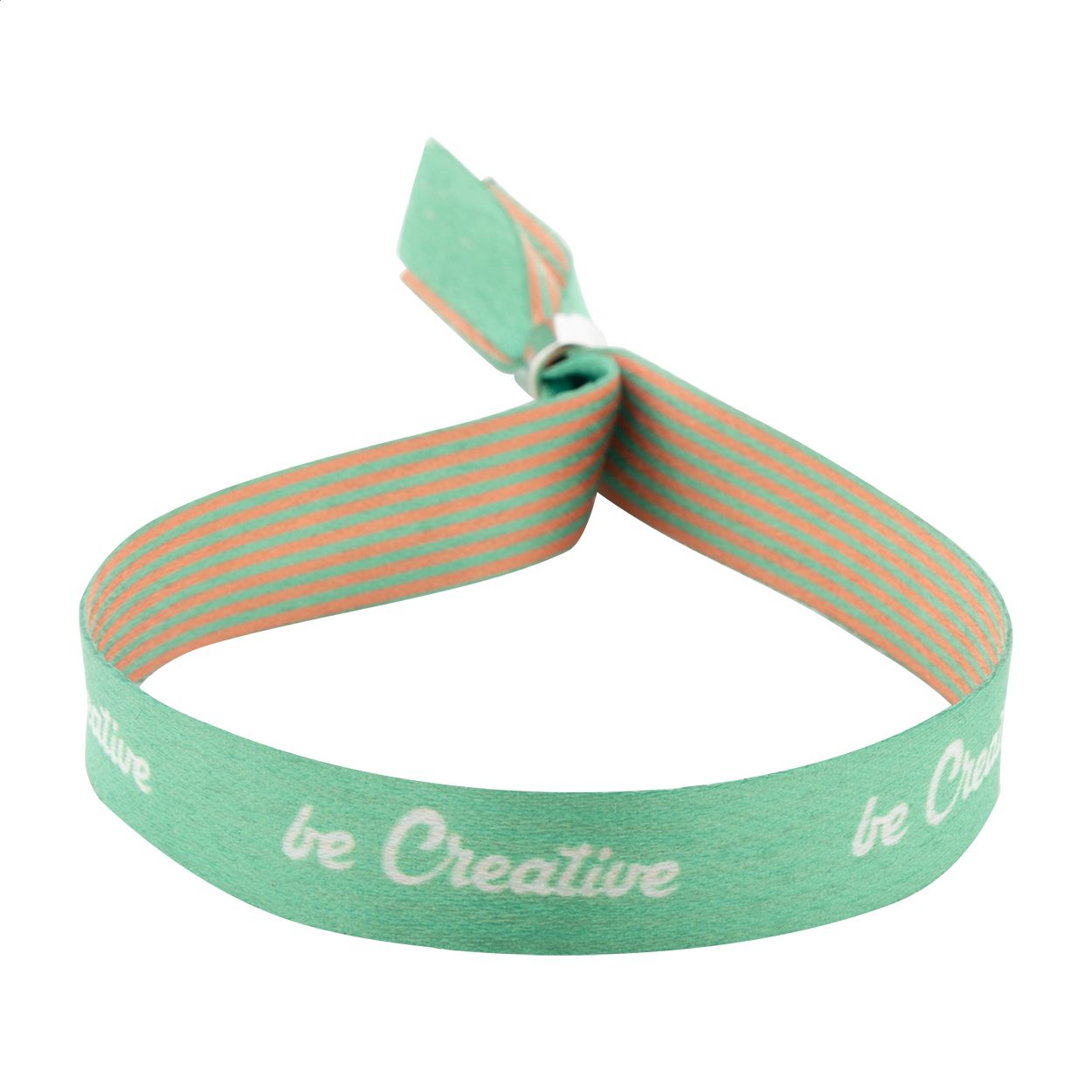 SuboWrist Alloy individuelles RPET Festivalarmband - weiß-379