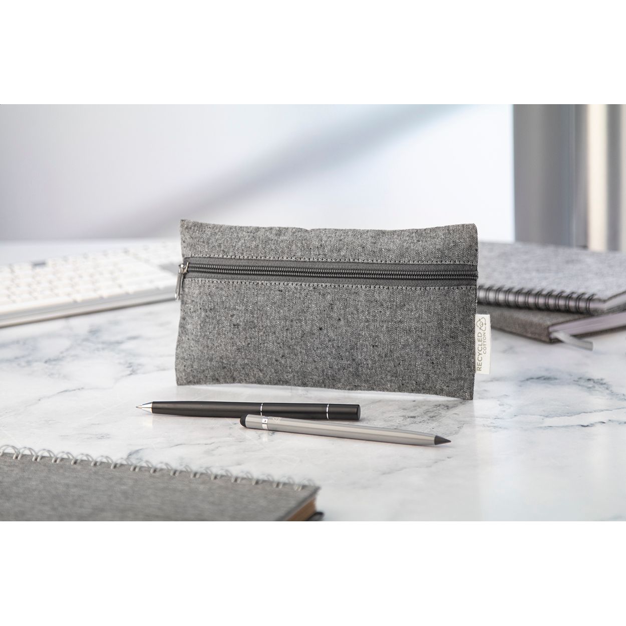 Pambuk Stiftetasche - grau-947