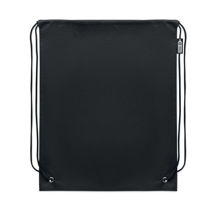 Beutel mit Kordelzug Non Woven DAFFY RPET - schwarz-837