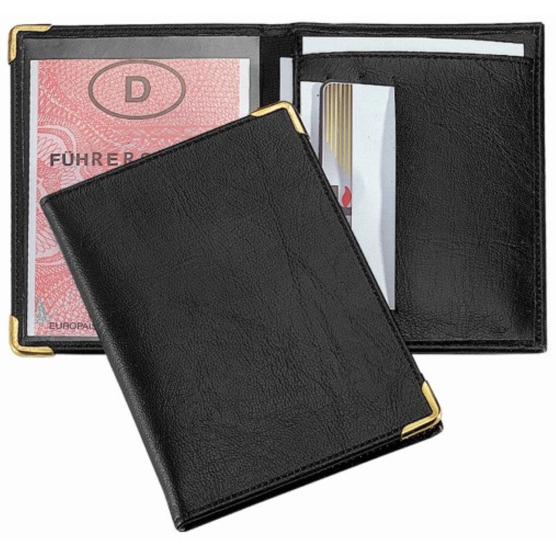 CreativDesign® Ausweistasche "Budget" - schwarz-325
