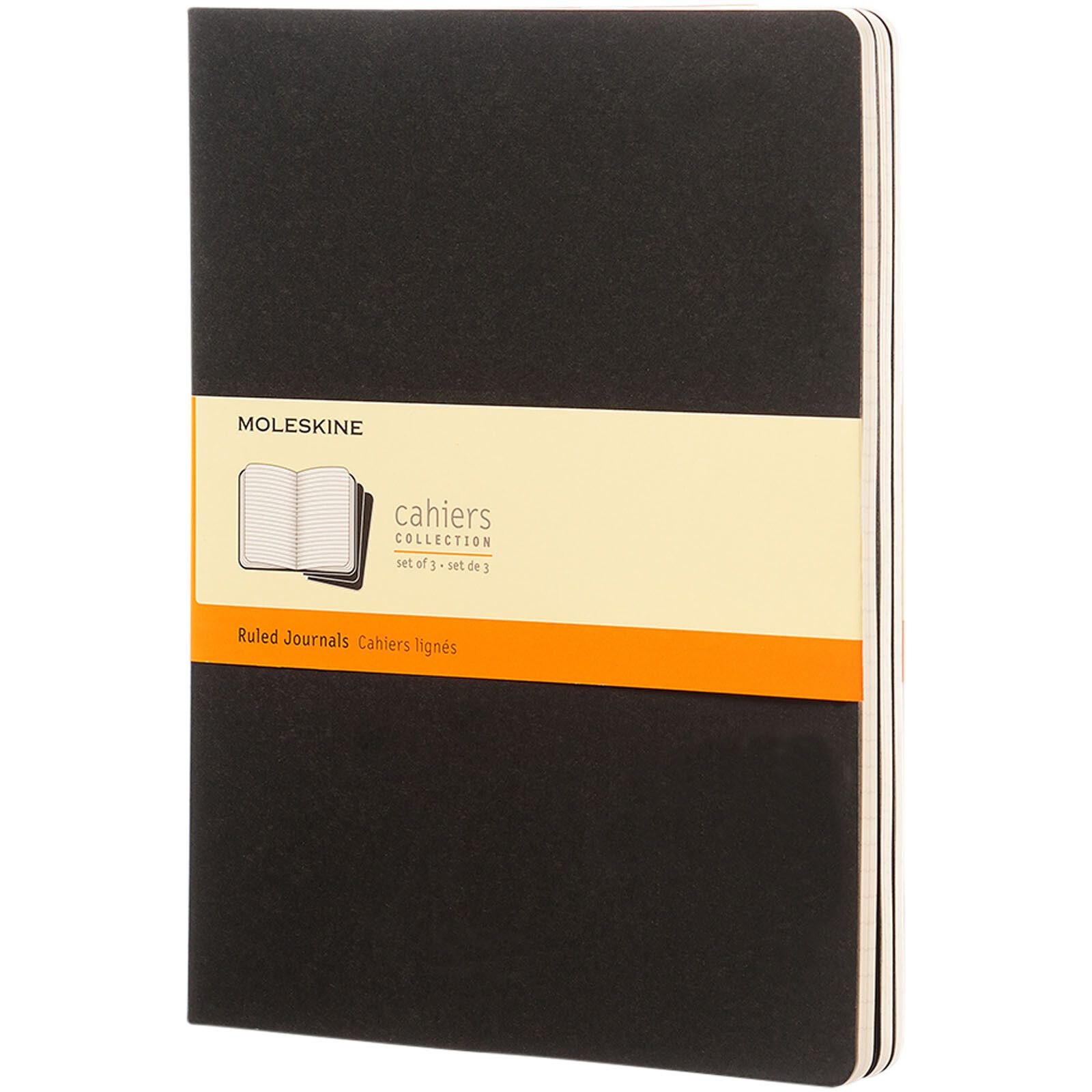 Moleskine Cahier Journal XL – liniert - schwarz-568