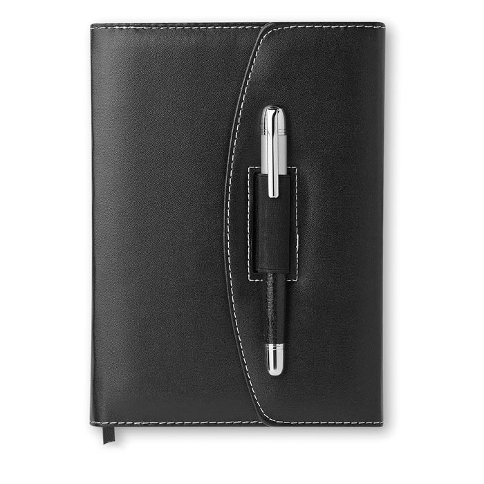 Portfolio mit Kugelschreiber NOVA - schwarz-148